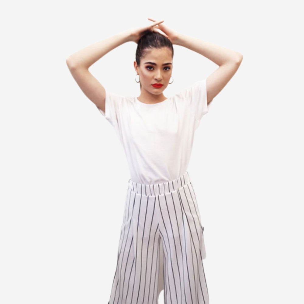 Printed Crop T-shirt